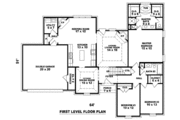 Traditional Style House Plan - 4 Beds 3 Baths 2388 Sq/Ft Plan #81-959 