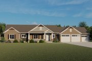 Craftsman Style House Plan - 3 Beds 2.5 Baths 2078 Sq/Ft Plan #1064-59 