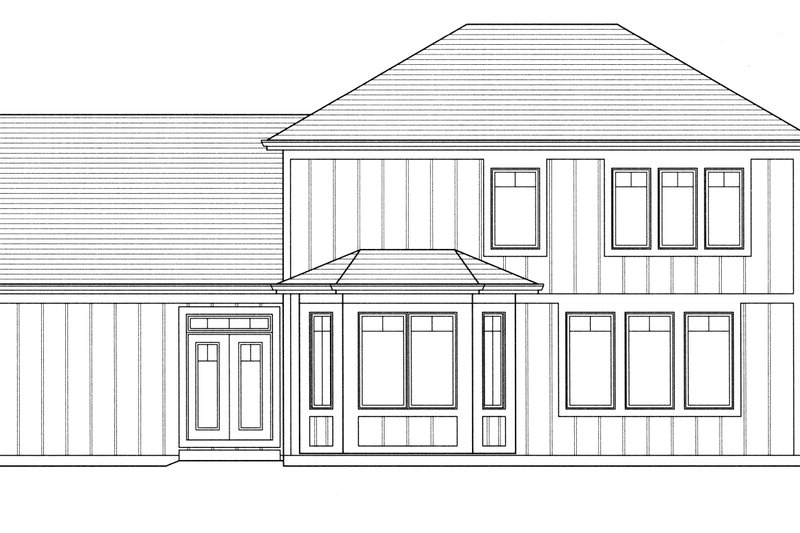 Dream House Plan - Exterior - Other Elevation for Farmhouse House Plan #46-907 - 4 bed, 2.5 bath