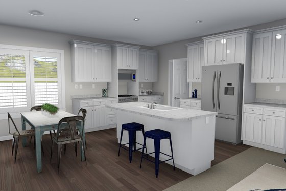 Interior - Kitchen for Ranch House Plan #1060-39 - 3 bed, 2 bath