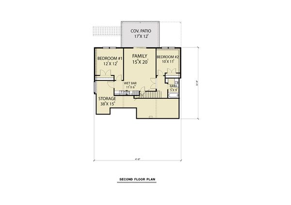 Home Plan - Craftsman Floor Plan - Lower Floor Plan #1070-99