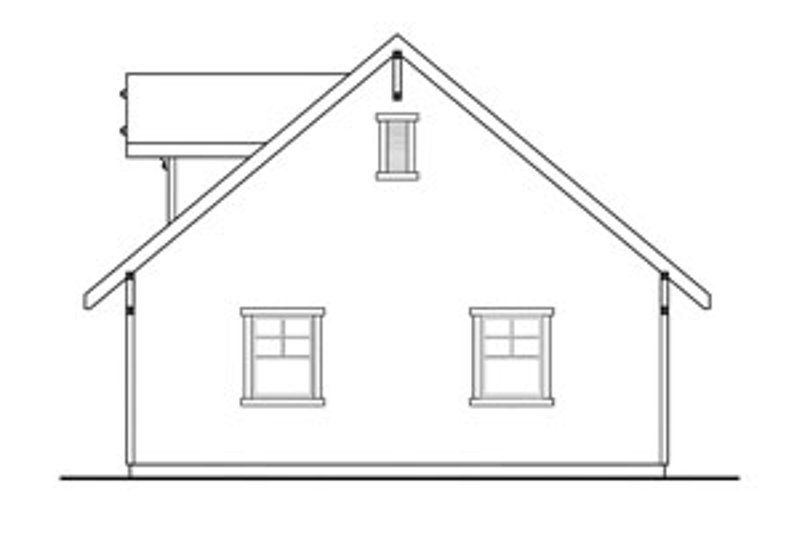 Home Plan - Exterior - Other Elevation 1 for Craftsman House Plan #124-655, 0 bath