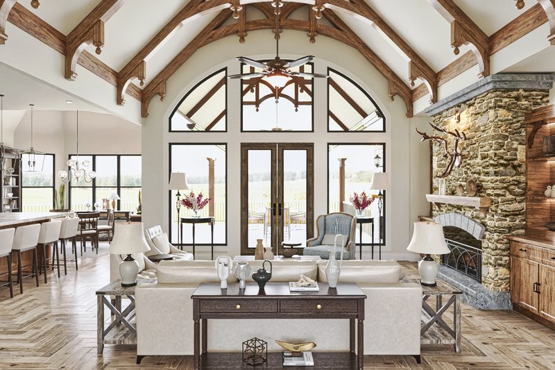 Home Plan - Interior - Dining Room 2 for Craftsman House Plan #54-729 - 4 bed, 4 bath