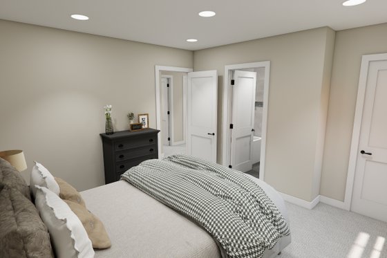 Interior - Bedroom 3 for Craftsman House Plan #51-1382 - 3 bed, 3.5 bath