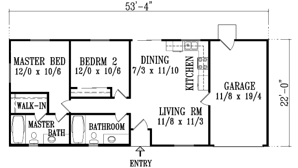 Dream House Plan - Traditional Floor Plan - Main Floor Plan #1-767