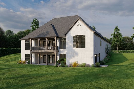 Exterior - Other Elevation 2 for European House Plan #923-3 - 4 bed, 3.5 bath