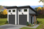 Contemporary Style House Plan - 0 Beds 0 Baths 465 Sq/Ft Plan #932-82 