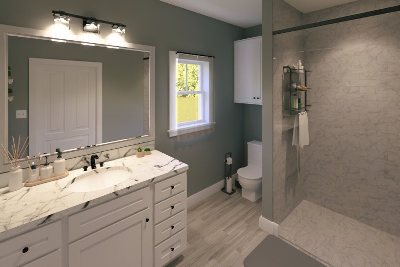 House Plan Design - Interior - Bathroom for Traditional House Plan #44-253 - 4 bed, 3 bath
