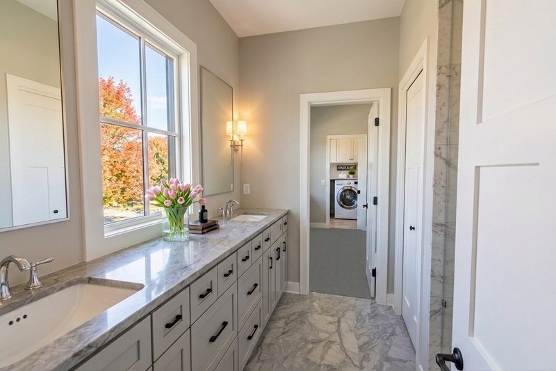 House Design - Interior - Master Bathroom for Farmhouse House Plan #51-1534 - 3 bed, 2.5 bath