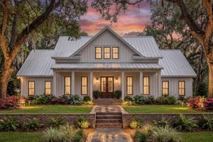 Farmhouse Exterior - Front Elevation Plan #430-215