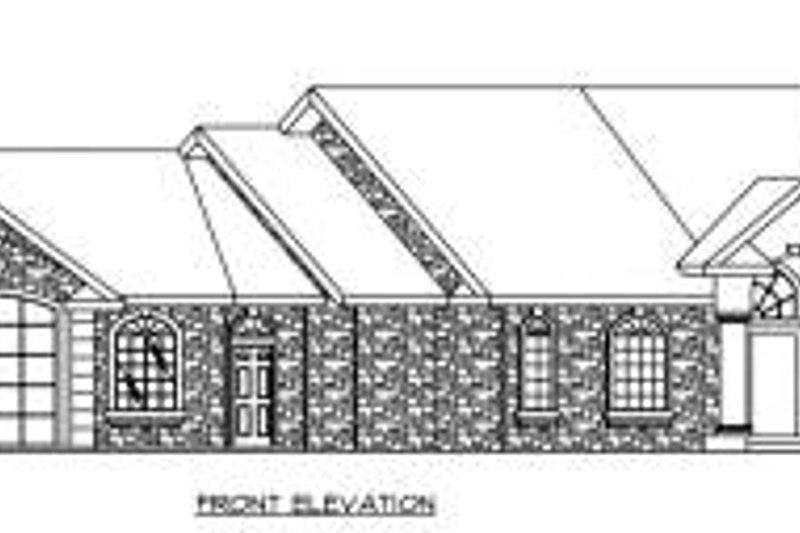 Home Plan - Exterior - Other Elevation for Ranch House Plan #117-563 - 3 bed, 4.5 bath
