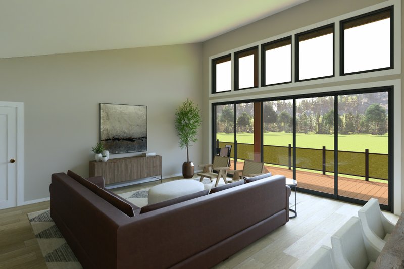 House Plan Design - Interior - Family Room for Modern House Plan #1064-438 - 2 bed, 2.5 bath