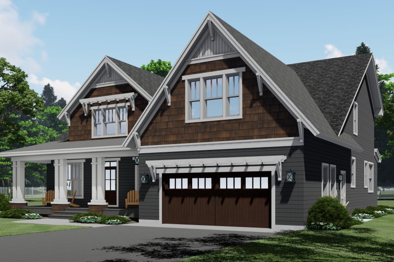 House Plan Design - Exterior - Front Elevation 5 for Craftsman House Plan #51-1205 - 4 bed, 3.5 bath
