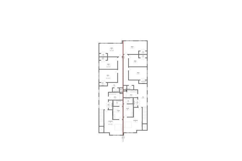 Home Plan - Floor Plan - Upper Floor for Traditional House Plan #1129-28 - 8 bed, 5 bath