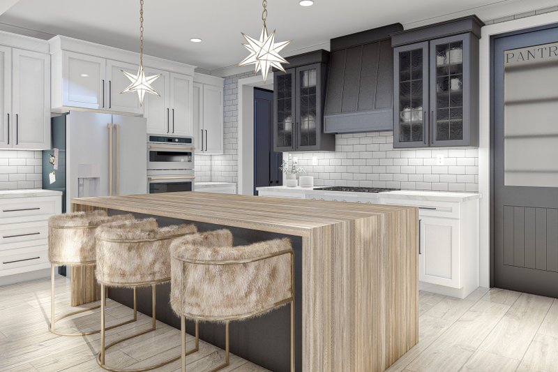 Home Plan - Interior - Kitchen 1 for Barndominium House Plan #455-243 - 4 bed, 2.5 bath