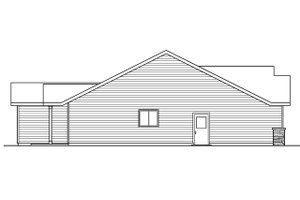 Exterior - Other Elevation for Craftsman House Plan #124-693 - 3 bed, 2 bath