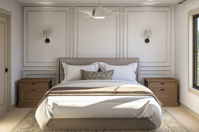 Dream House Plan - Interior - Bedroom for Farmhouse House Plan #455-377 - 3 bed, 2.5 bath