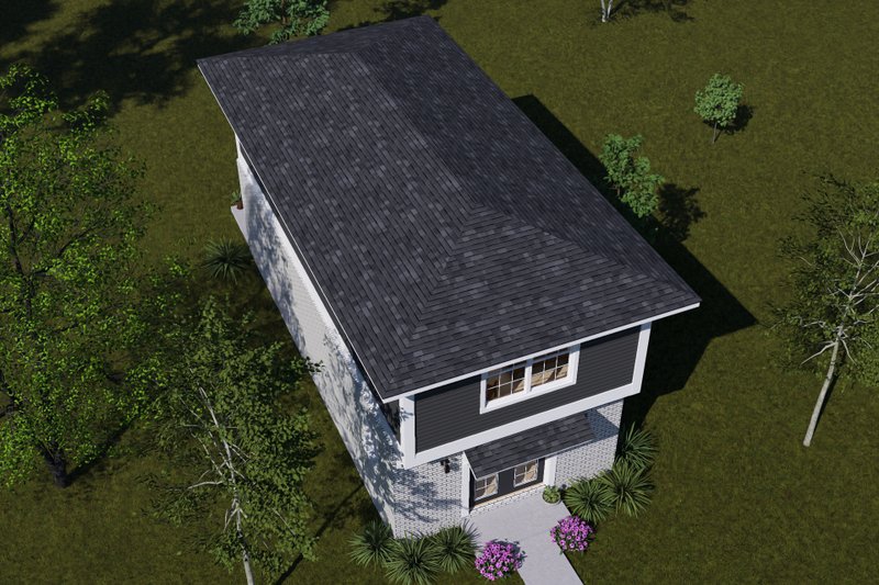 Home Plan - Exterior - Other Elevation 5 for Modern House Plan #513-2488 - 2 bed, 2.5 bath