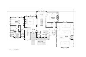 Floor Plan - Main Floor for Farmhouse House Plan #928-401 - 4 bed, 4.5 bath