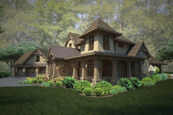 Exterior - Other Elevation for Craftsman House Plan #120-178 - 4 bed, 4 bath