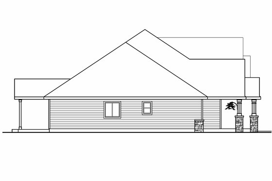 Exterior - Other Elevation for Craftsman House Plan #124-673 - 3 bed, 3.5 bath