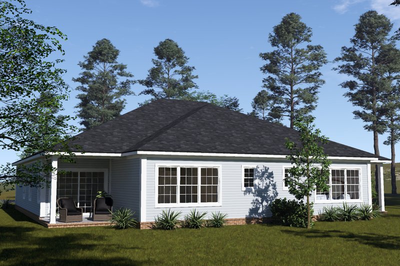 Architectural House Design - Exterior - Other Elevation 2 for Cottage House Plan #513-2461 - 3 bed, 2 bath