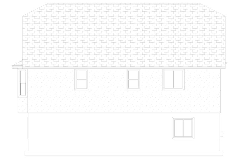 House Blueprint - Exterior - Rear Elevation for Farmhouse House Plan #1060-108 - 2 bed, 2 bath