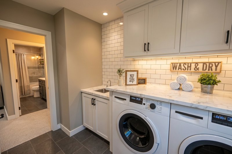 Home Plan - Interior - Laundry 1 for Craftsman House Plan #51-1545 - 3 bed, 2.5 bath