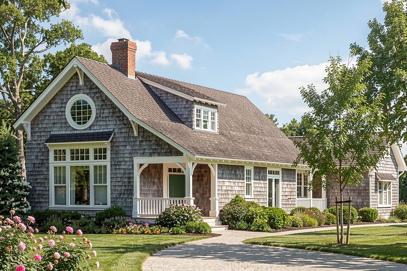 Architectural House Design - Colonial Photo Plan #137-324