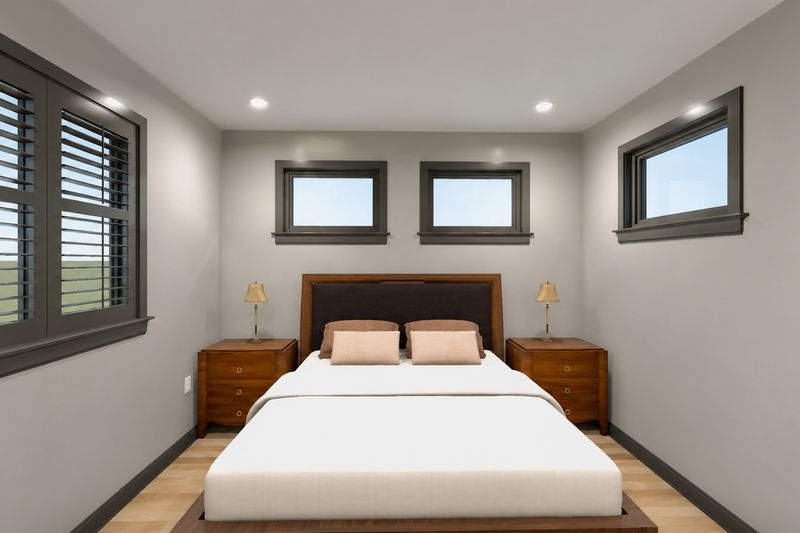 Architectural House Design - Interior - Bedroom for Mediterranean House Plan #1060-494 - 1 bed, 2 bath