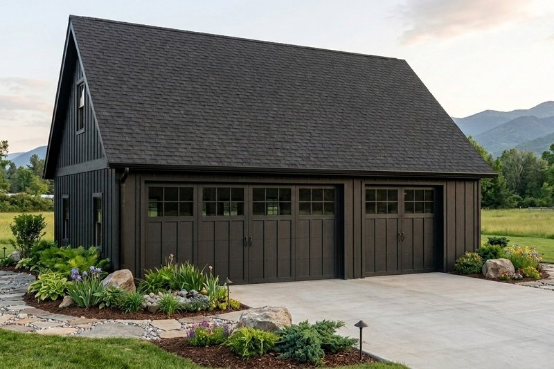House Blueprint - Exterior - Front Elevation 2 for Cottage House Plan #1064-291, 0 bath