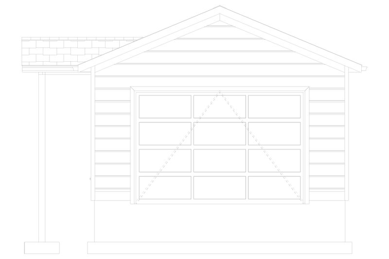 Architectural House Design - Exterior - Front Elevation 3 for Traditional House Plan #1060-481, 0 bath