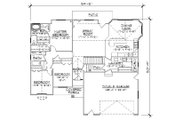 Ranch Style House Plan - 6 Beds 3.5 Baths 3117 Sq/Ft Plan #5-235 