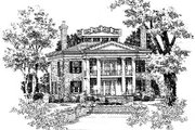 Classical Style House Plan - 4 Beds 3.5 Baths 4000 Sq/Ft Plan #72-188 