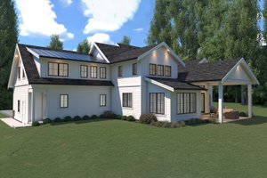 Exterior - Outdoor Living 1 for Farmhouse House Plan #1086-8 - 4 bed, 3.5 bath