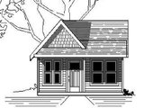 Cottage Style House Plan - 1 Beds 1 Baths 292 Sq/Ft Plan #423-43 