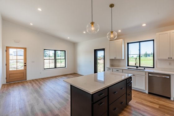 Interior - Kitchen 2 for Barndominium House Plan #1070-121 - 1 bed, 1 bath