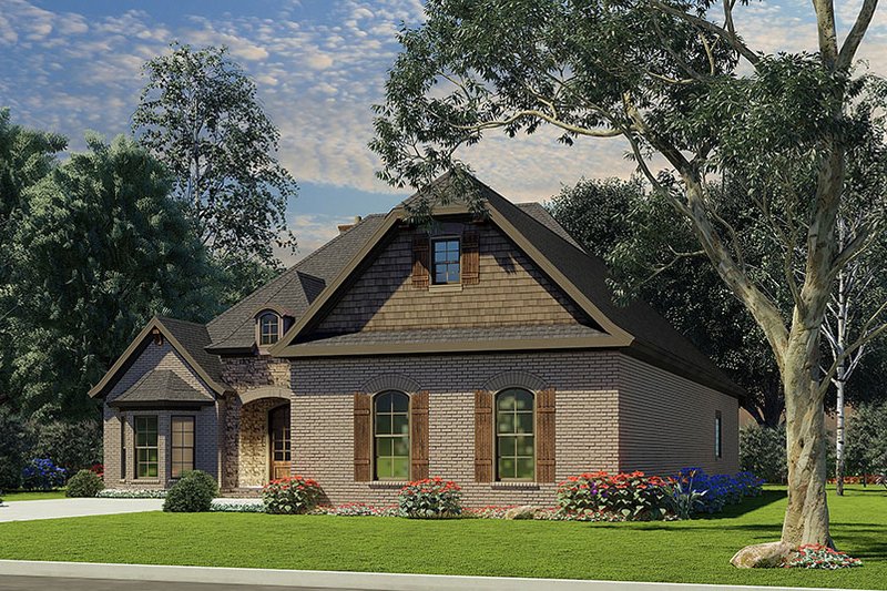 Architectural House Design - Exterior - Other Elevation 1 for European House Plan #17-2508 - 3 bed, 2 bath