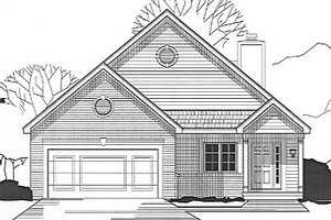 Traditional Exterior - Front Elevation Plan #67-679