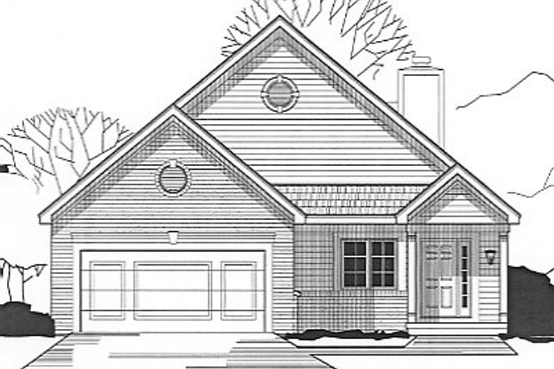 Traditional Style House Plan - 2 Beds 2 Baths 1587 Sq/Ft Plan #67-679