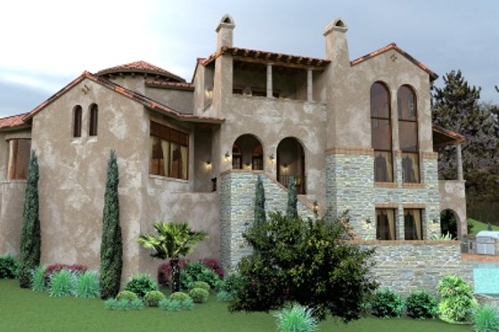Photo 4 for European House Plan #120-177 - 4 bed, 4.5 bath
