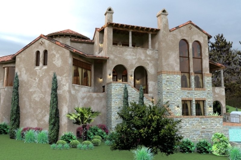 Home Plan - Photo 4 for European House Plan #120-177 - 4 bed, 4.5 bath