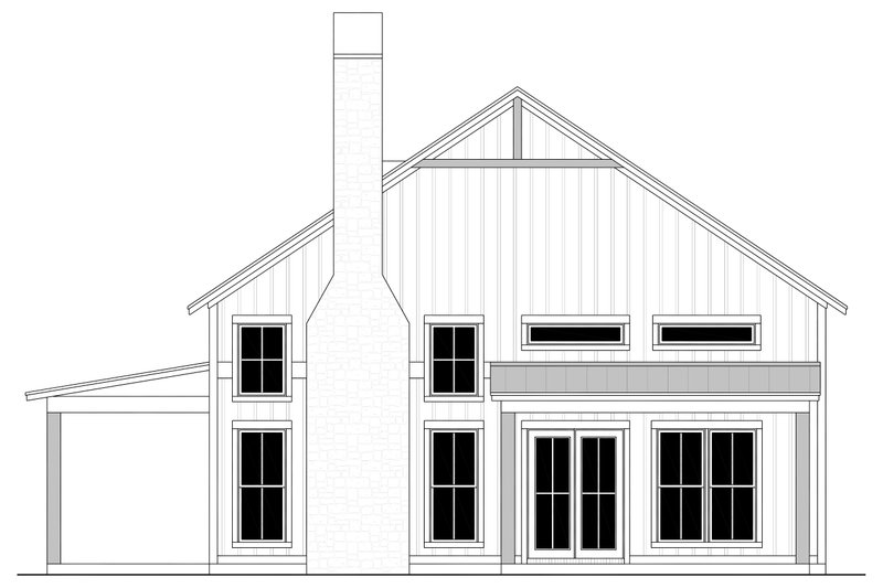 Dream House Plan - Exterior - Other Elevation for Barndominium House Plan #430-386 - 3 bed, 2 bath