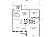 Traditional Style House Plan - 3 Beds 2 Baths 2253 Sq/Ft Plan #137-196 