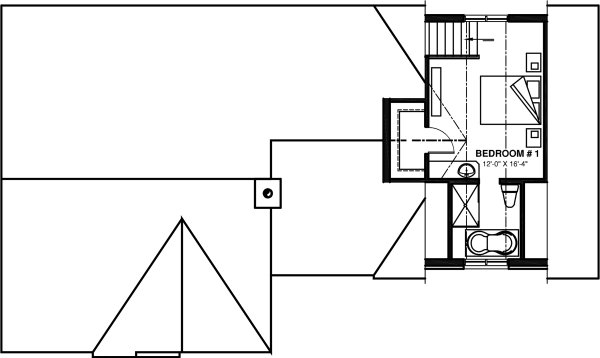 Home Plan - Country Floor Plan - Upper Floor Plan #23-2463