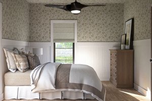 Interior - Bedroom 1 for Modern House Plan #455-366 - 1 bed, 1 bath