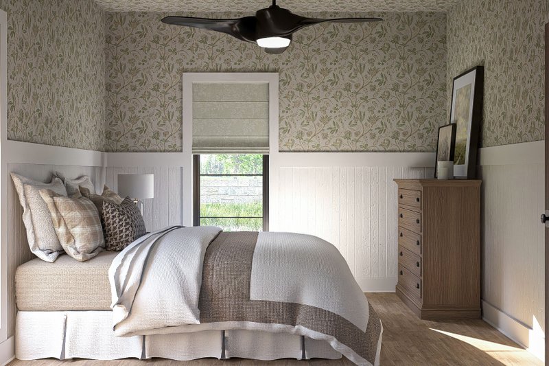 House Design - Interior - Bedroom 1 for Modern House Plan #455-366 - 1 bed, 1 bath
