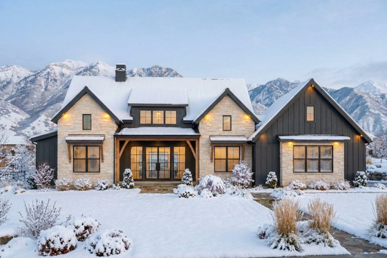 Exterior - Front Elevation 3 for European House Plan #1096-85 - 4 bed, 3.5 bath
