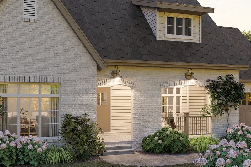 Architectural House Design - Exterior - Other Elevation 1 for Cottage House Plan #455-584 - 3 bed, 2.5 bath