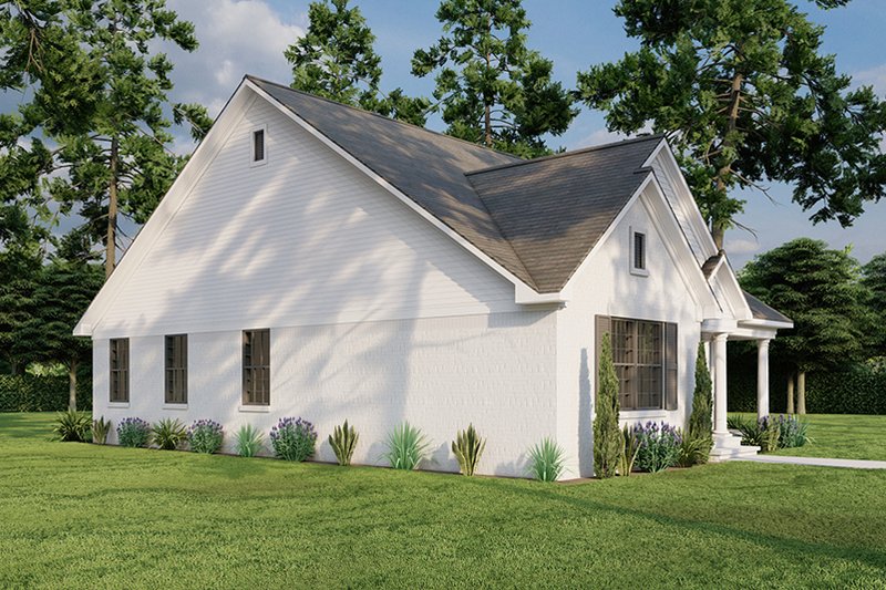 Architectural House Design - Exterior - Front Elevation 4 for Cottage House Plan #923-330 - 3 bed, 2 bath